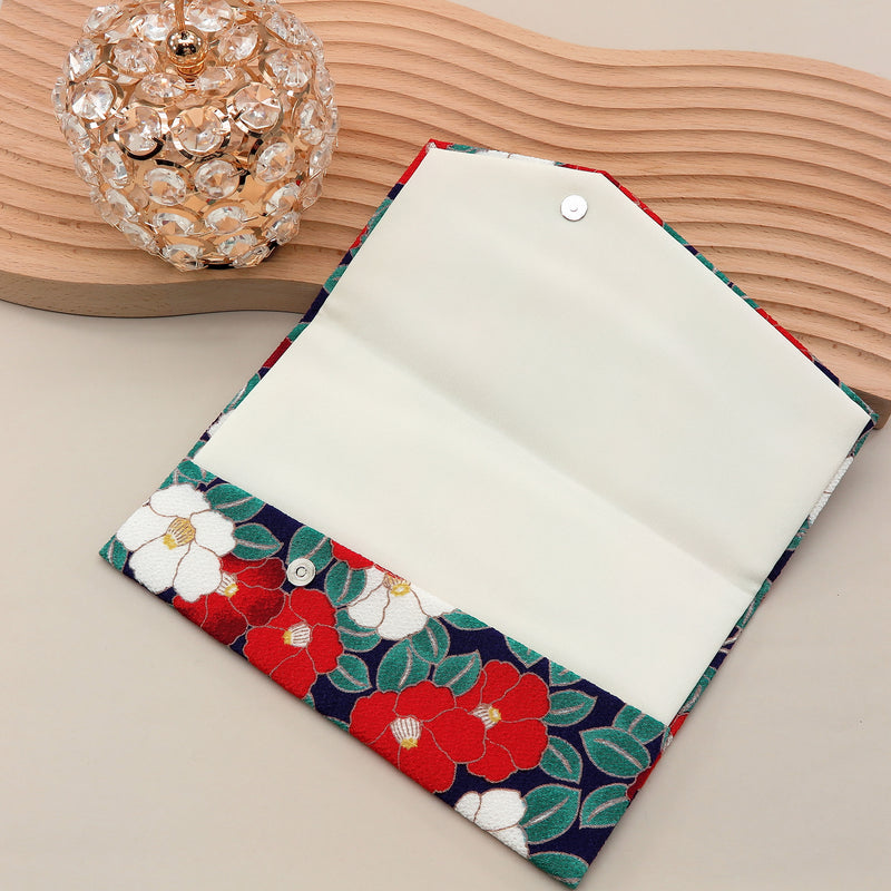 3nd image: Japanese Magnetic Pouch - Camellia , Multicolor | 10006-027