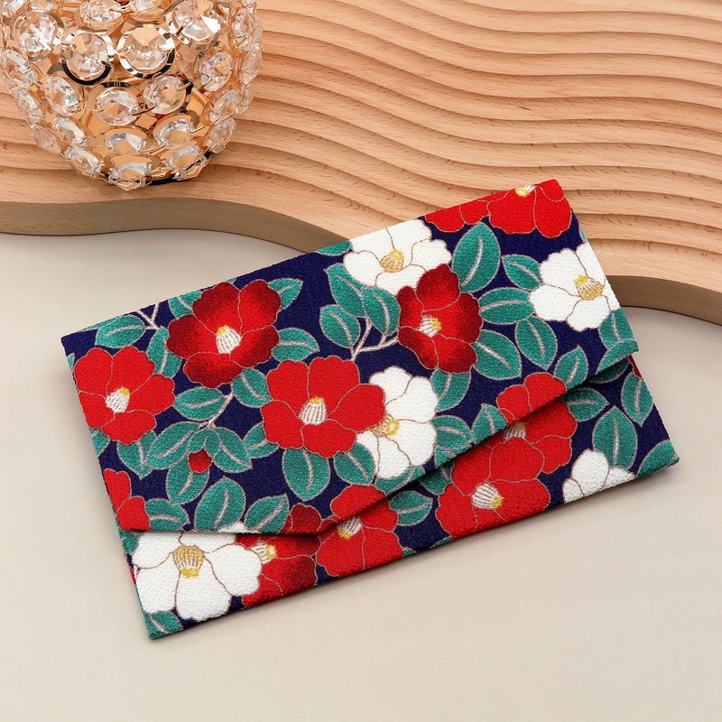 Main image: Japanese Magnetic Pouch - Camellia , Multicolor | 10006-027