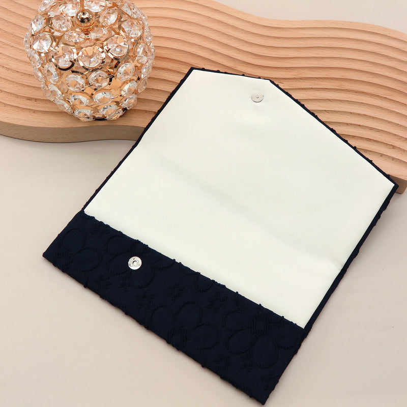 3nd image: Japanese Magnetic Pouch - Sakura , Navy tones | 10006-036