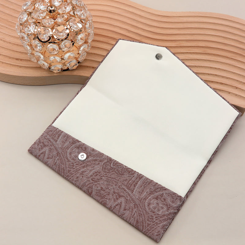 3nd image: Japanese Magnetic Pouch - Paisley , Brown tones | 10006-039