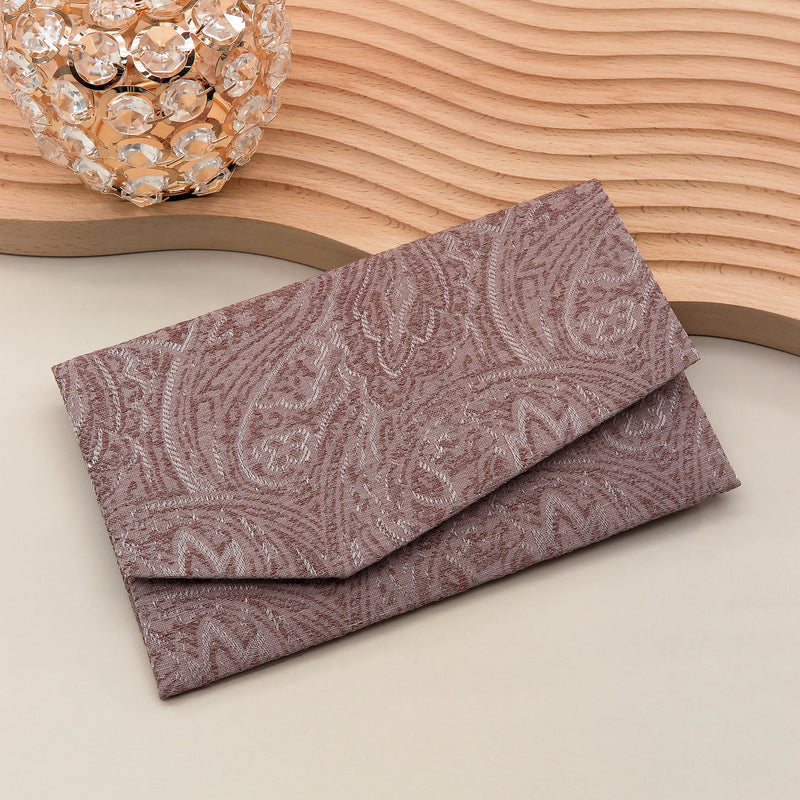 Main image: Japanese Magnetic Pouch - Paisley , Brown tones | 10006-039