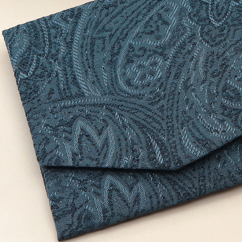 2nd image: Japanese Magnetic Pouch - Paisley , Blue tones | 10006-041