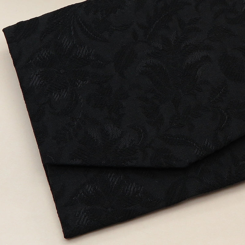 2nd image: Japanese Magnetic Pouch - Damask , Black tones | 10006-042