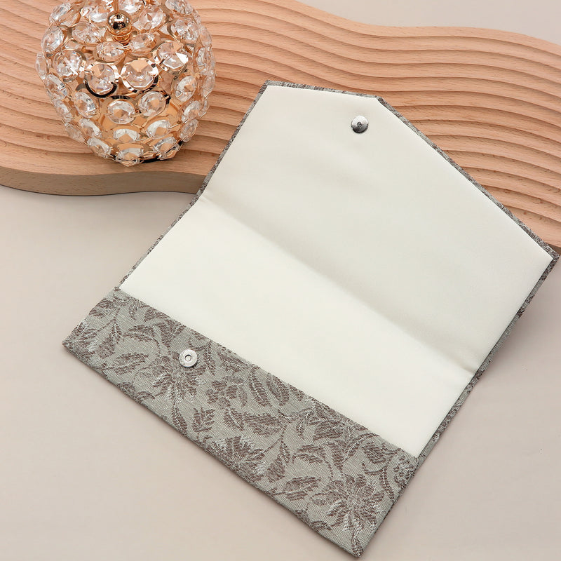 3nd image: Japanese Magnetic Pouch - Damask , Green tones | 10006-045