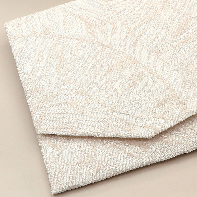 2nd image: Japanese Magnetic Pouch - Leaf , Ivory tones | 10006-046