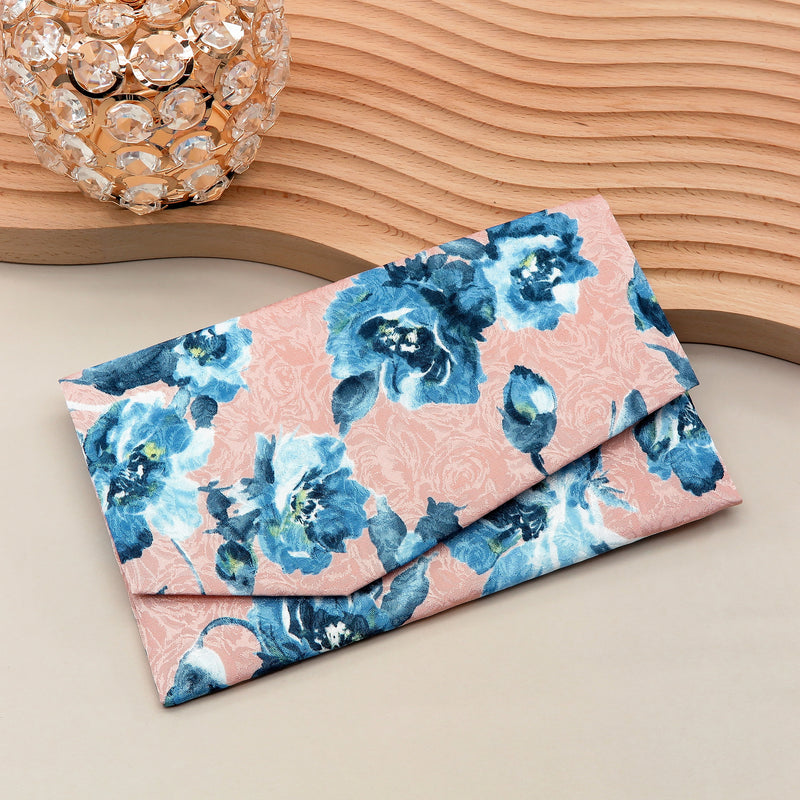 Main image: Japanese Magnetic Pouch - Floral , Pink tones | 10006-051