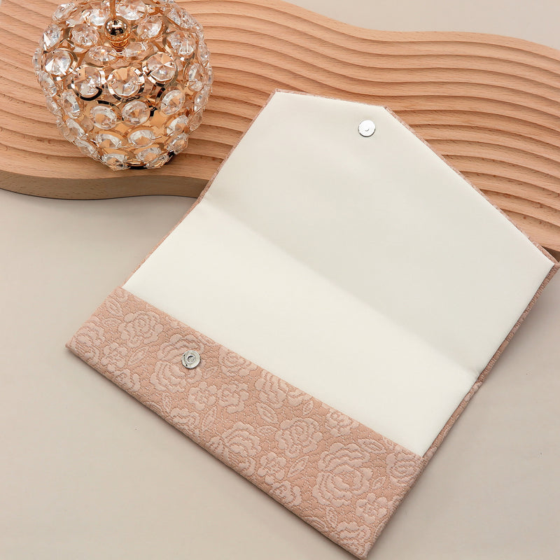 3nd image: Japanese Magnetic Pouch - Rose , Beige tones | 10006-058