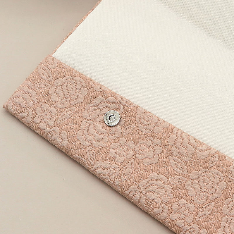 4th image: Japanese Magnetic Pouch - Rose , Beige tones | 10006-058