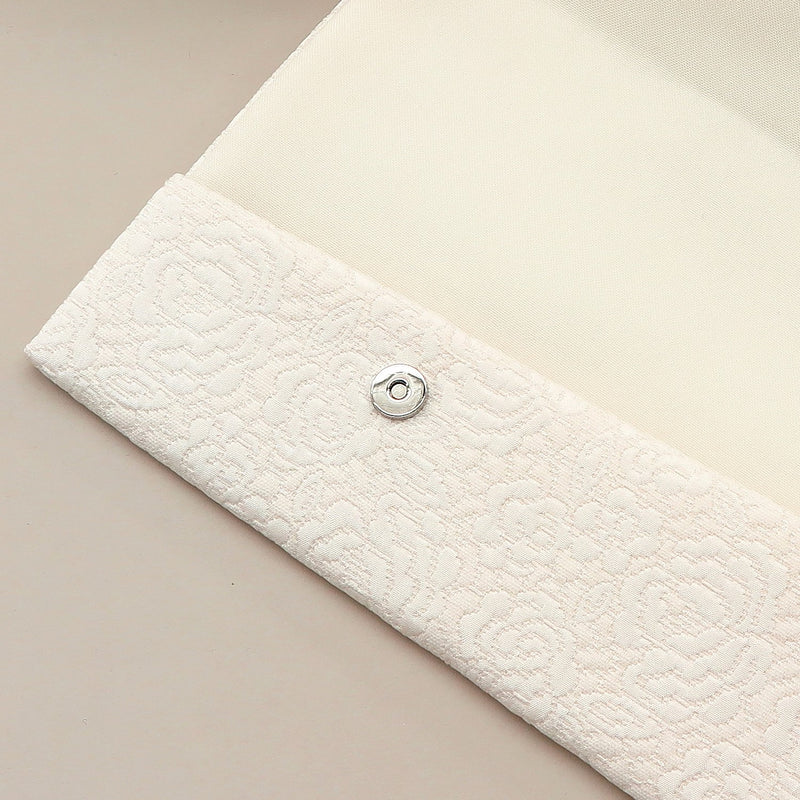 4th image: Japanese Magnetic Pouch - Rose , White tones | 10006-061