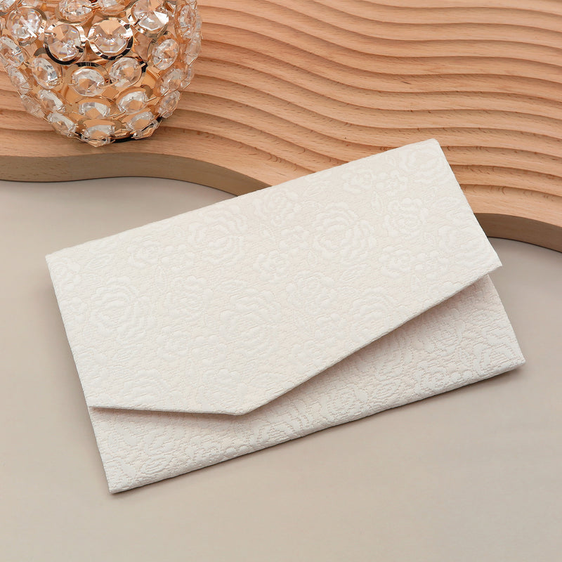 Main image: Japanese Magnetic Pouch - Rose , White tones | 10006-061