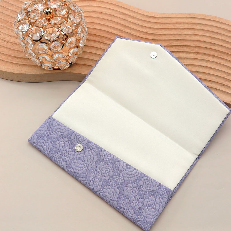 3nd image: Japanese Magnetic Pouch - Rose , Purple tones | 10006-062