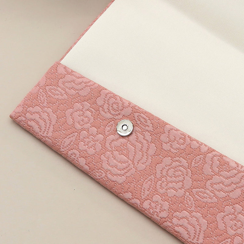 4th image: Japanese Magnetic Pouch - Rose , Pink tones | 10006-063