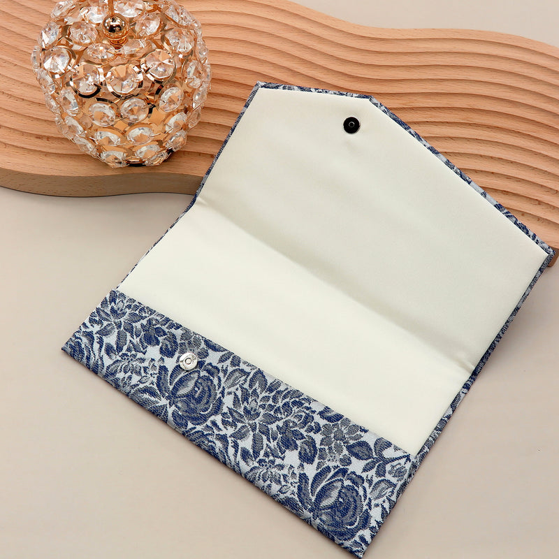 3nd image: Japanese Magnetic Pouch - Rose , Blue tones | 10006-064