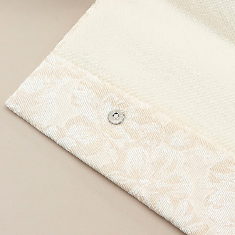 4th image: Japanese Magnetic Pouch - Hibiscus , Ivory tones | 10006-065