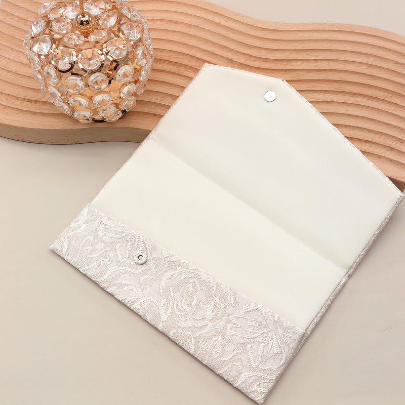 3nd image: Japanese Magnetic Pouch - Rose , Beige tones | 10006-072