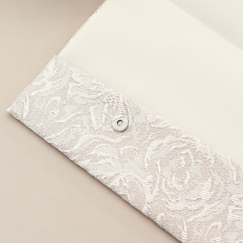 4th image: Japanese Magnetic Pouch - Rose , Beige tones | 10006-072