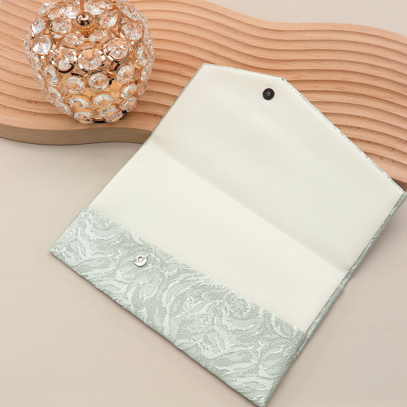 3nd image: Japanese Magnetic Pouch - Rose , Green tones | 10006-074