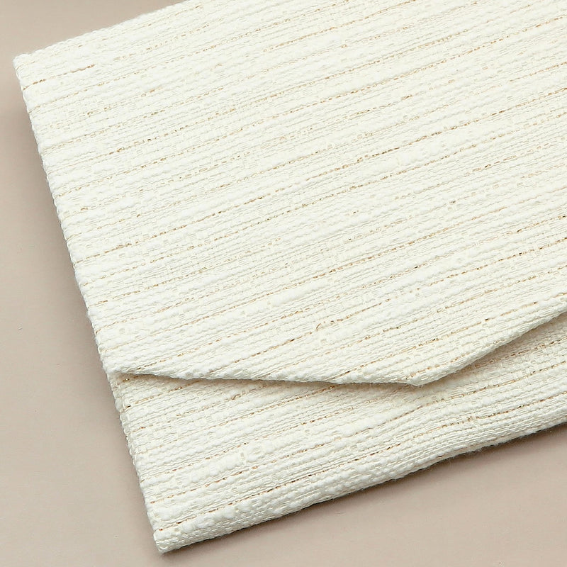 2nd image: Japanese Magnetic Pouch - Tweed , White tones | 10006-076