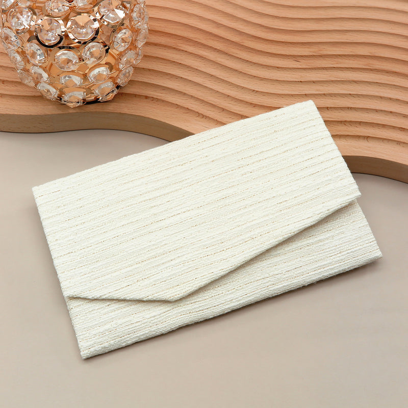 Main image: Japanese Magnetic Pouch - Tweed , White tones | 10006-076