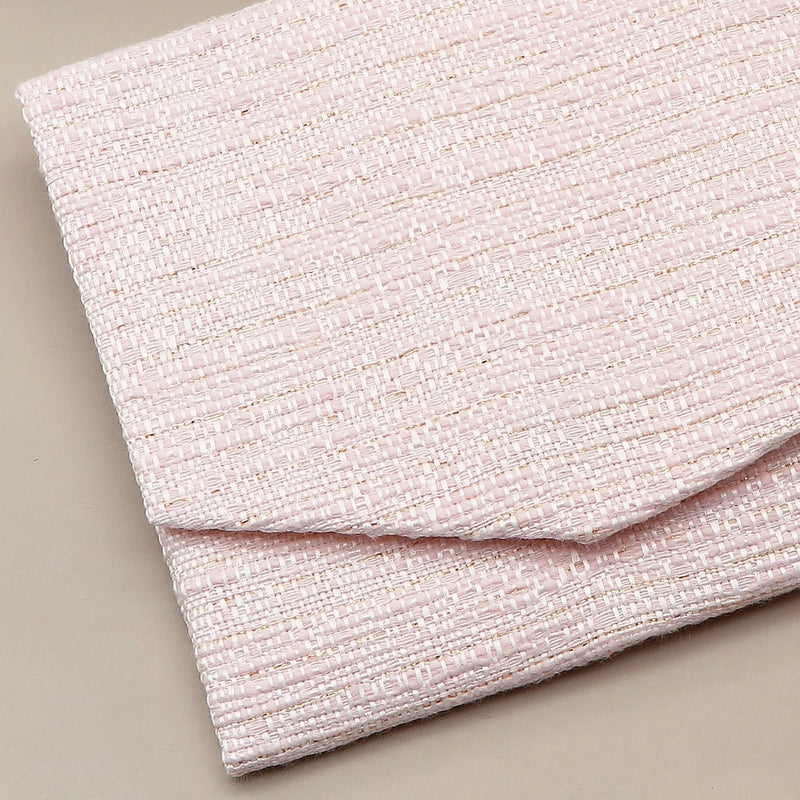 2nd image: Japanese Magnetic Pouch - Tweed , Pink tones | 10006-077