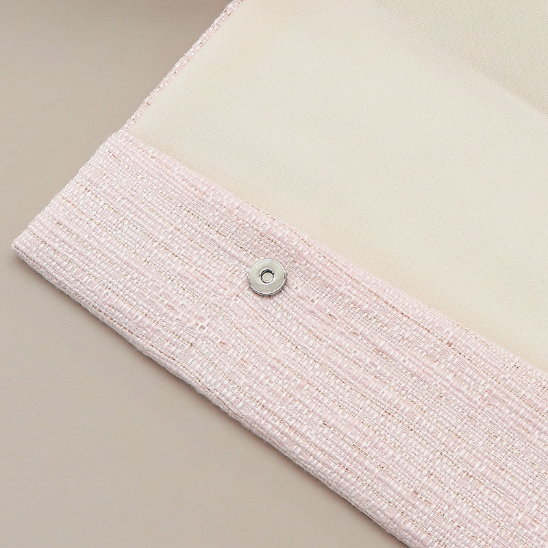 4th image: Japanese Magnetic Pouch - Tweed , Pink tones | 10006-077