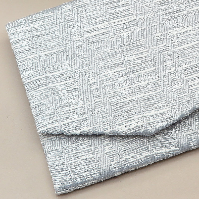 2nd image: Japanese Magnetic Pouch - Geometric , Silver tones | 10006-079