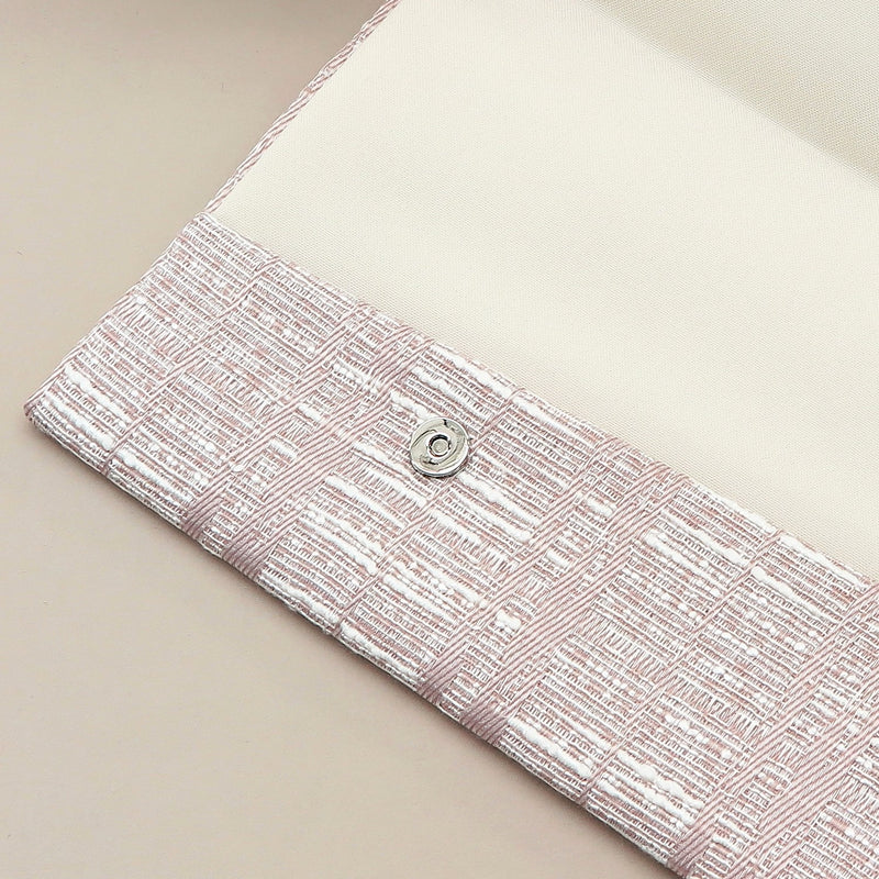 4th image: Japanese Magnetic Pouch - Geometric , Pink tones | 10006-081