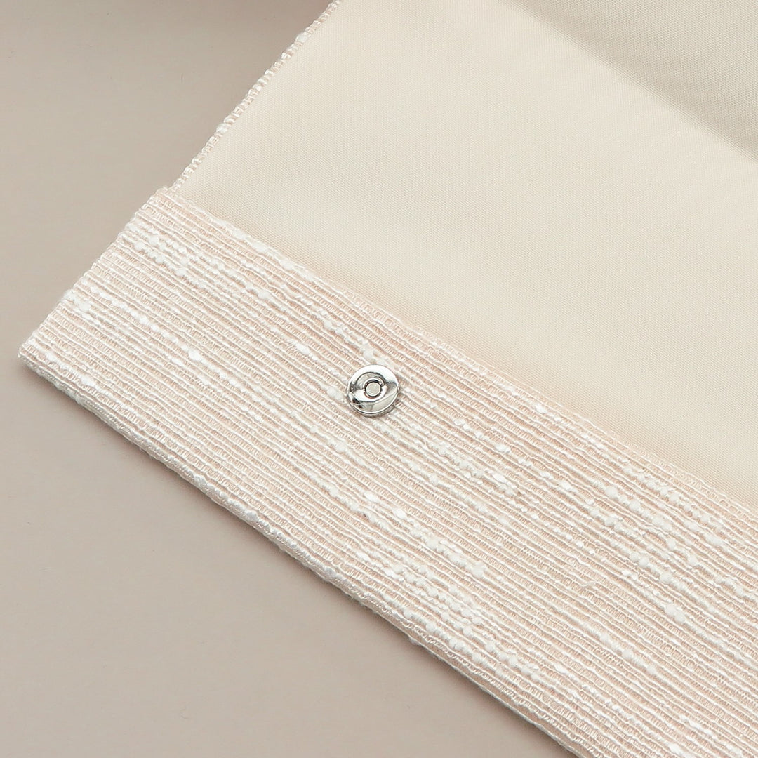 4th image: Japanese Magnetic Pouch - Tweed , Beige tones | 10006-082