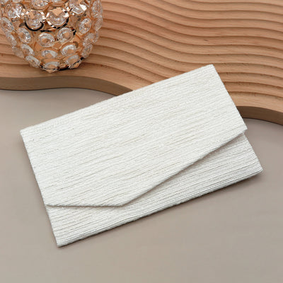 Main image: Japanese Magnetic Pouch - Tweed , White tones | 10006-083