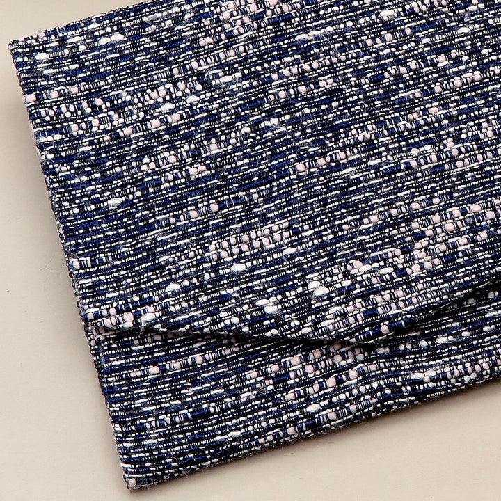 2nd image: Japanese Magnetic Pouch - Tweed , Navy tones | 10006-084