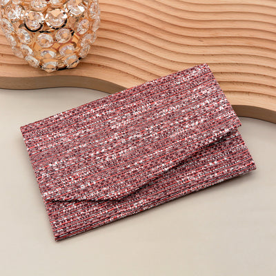 Main image: Japanese Magnetic Pouch - Tweed , Red tones | 10006-085