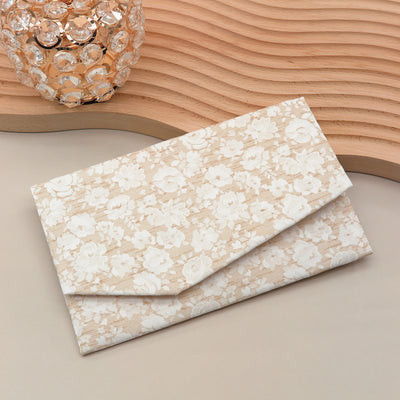 Main image: Japanese Magnetic Pouch - Rose , Beige tones | 10006-087