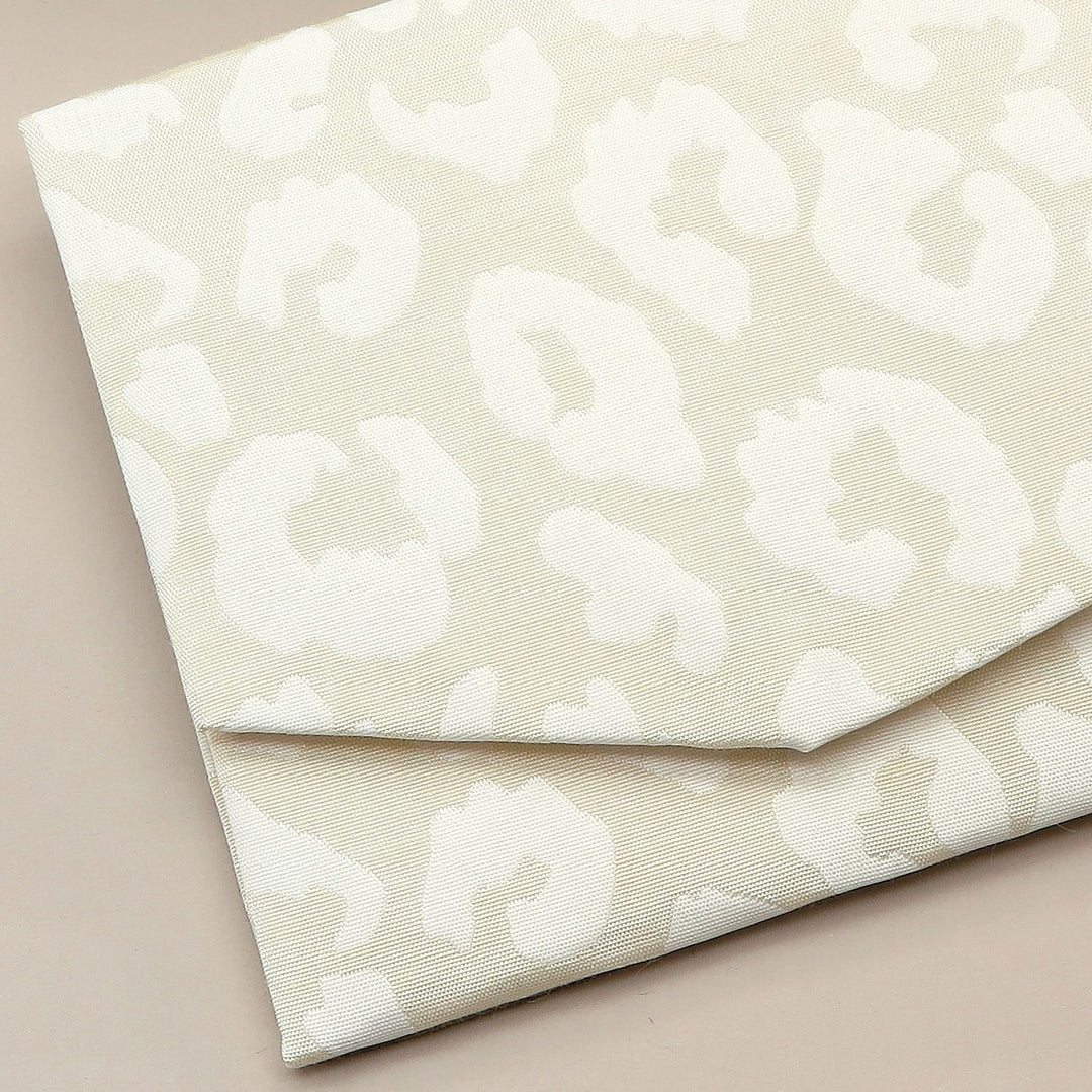 2nd image: Japanese Magnetic Pouch - Leopard , Ivory tones | 10006-091