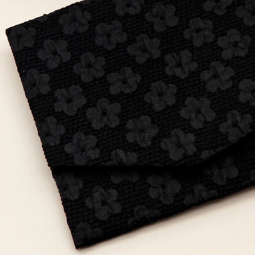 2nd image: Japanese Magnetic Pouch - Cherry Blossom , Black tones | 10006-093