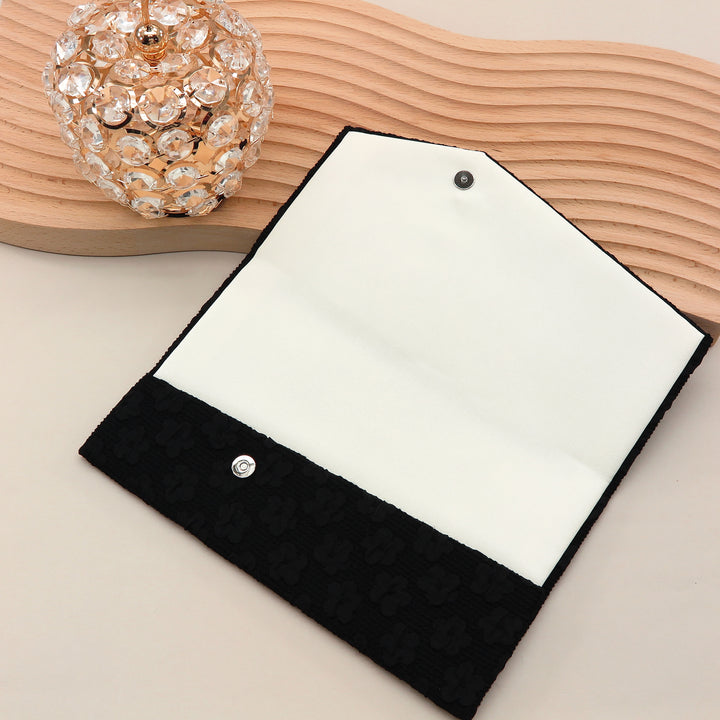 3nd image: Japanese Magnetic Pouch - Cherry Blossom , Black tones | 10006-093