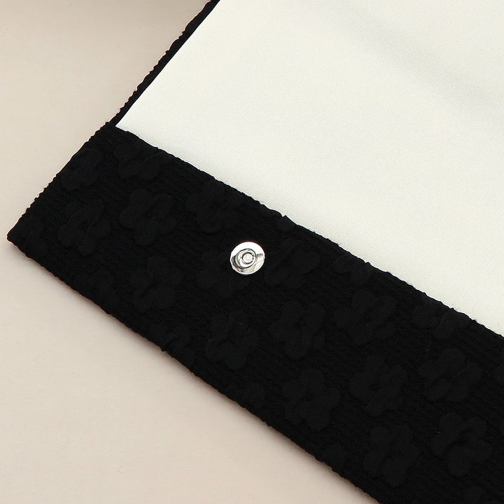 4th image: Japanese Magnetic Pouch - Cherry Blossom , Black tones | 10006-093