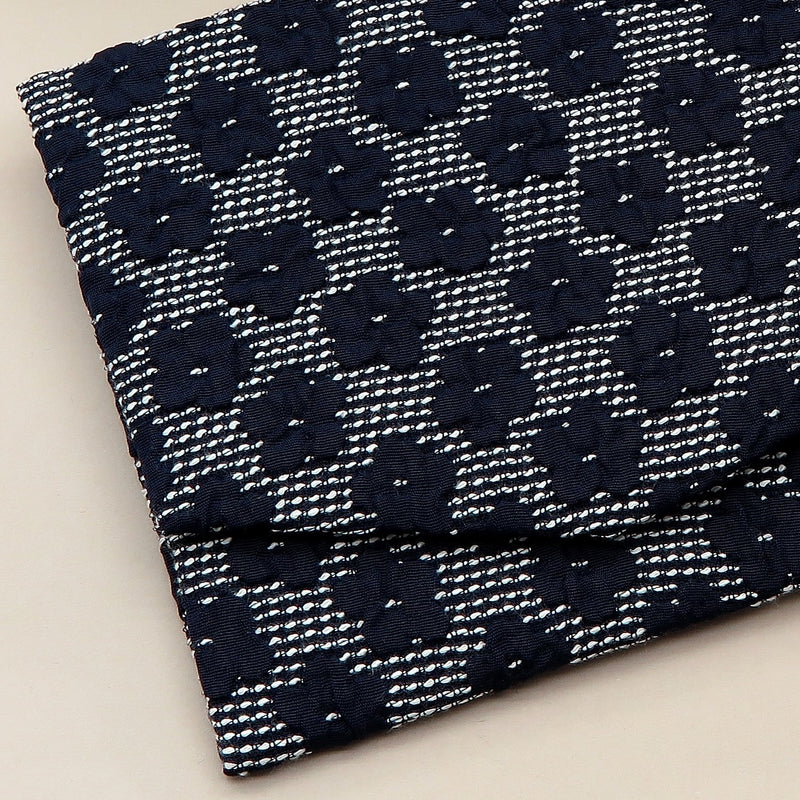 2nd image: Japanese Magnetic Pouch - Cherry Blossom , Navy tones | 10006-094