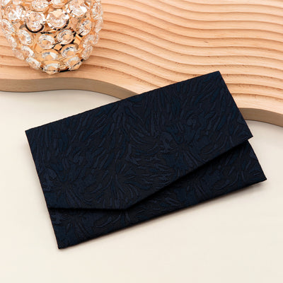 Main image: Japanese Magnetic Pouch - Kiku , Navy tones | 10006-100