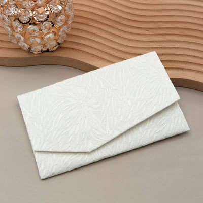 Main image: Japanese Magnetic Pouch - Kiku , White tones | 10006-101