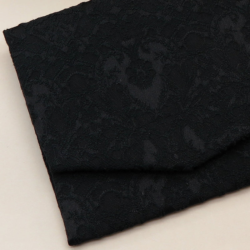 2nd image: Japanese Magnetic Pouch - Lace Pattern , Black tones | 10006-104