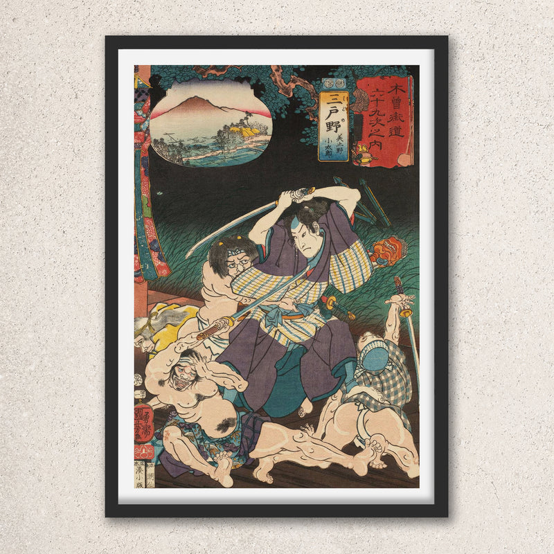 Main image: Japanese Art Ukiyo-e Giclée - Utagawa Kuniyoshi , - | 50022-001