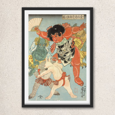 Main image: Japanese Art Ukiyo-e Giclée - Utagawa Kuniyoshi , - | 50096-001