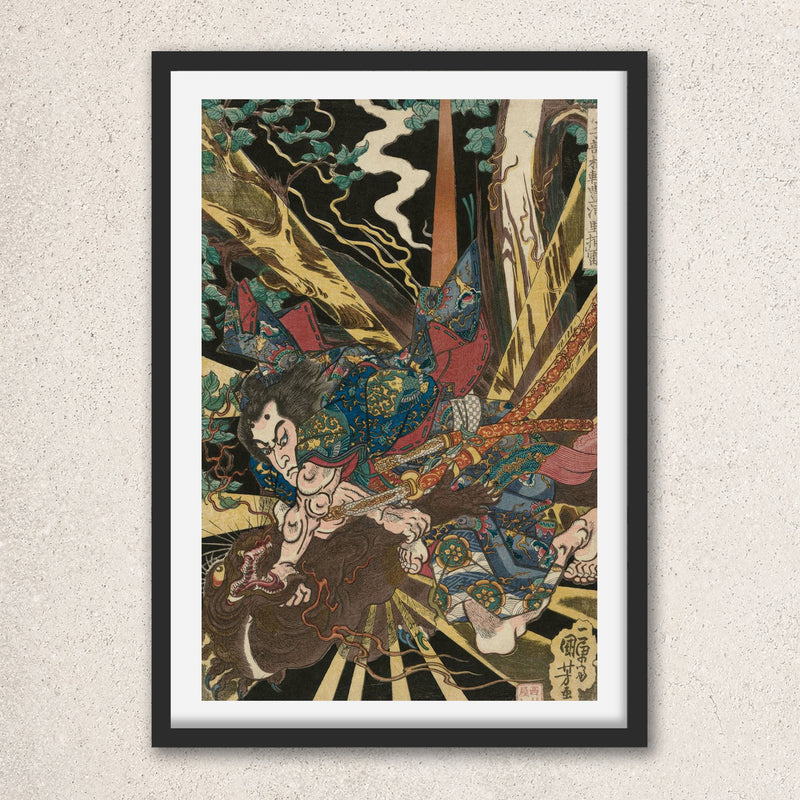 Main image: Japanese Art Ukiyo-e Giclée - Utagawa Kuniyoshi , - | 50104-001