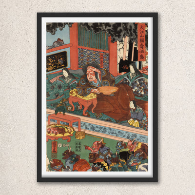 Main image: Japanese Art Ukiyo-e Giclée - Utagawa Kuniyoshi , - | 50116-001