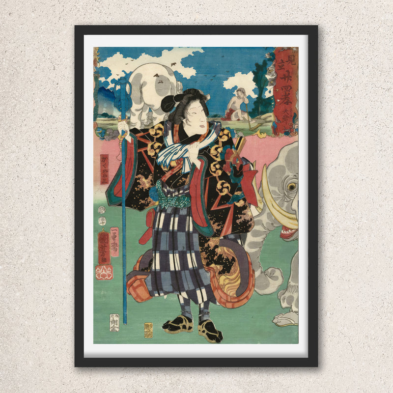 Main image: Japanese Art Ukiyo-e Giclée - Utagawa Kuniyoshi , - | 50120-001