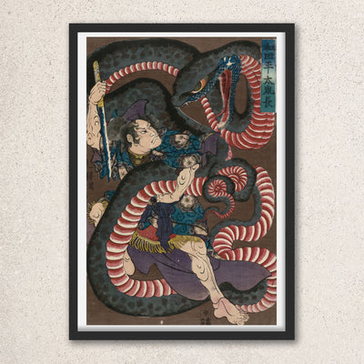 Main image: Japanese Art Ukiyo-e Giclée - Utagawa Kuniyoshi , - | 50143-001