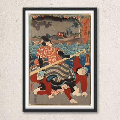 Main image: Japanese Art Ukiyo-e Giclée - Utagawa Kuniyoshi , - | 50170-001