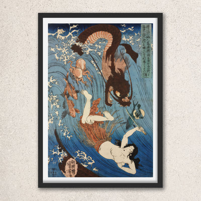 Main image: Japanese Art Ukiyo-e Giclée - Utagawa Kuniyoshi | 50200-001