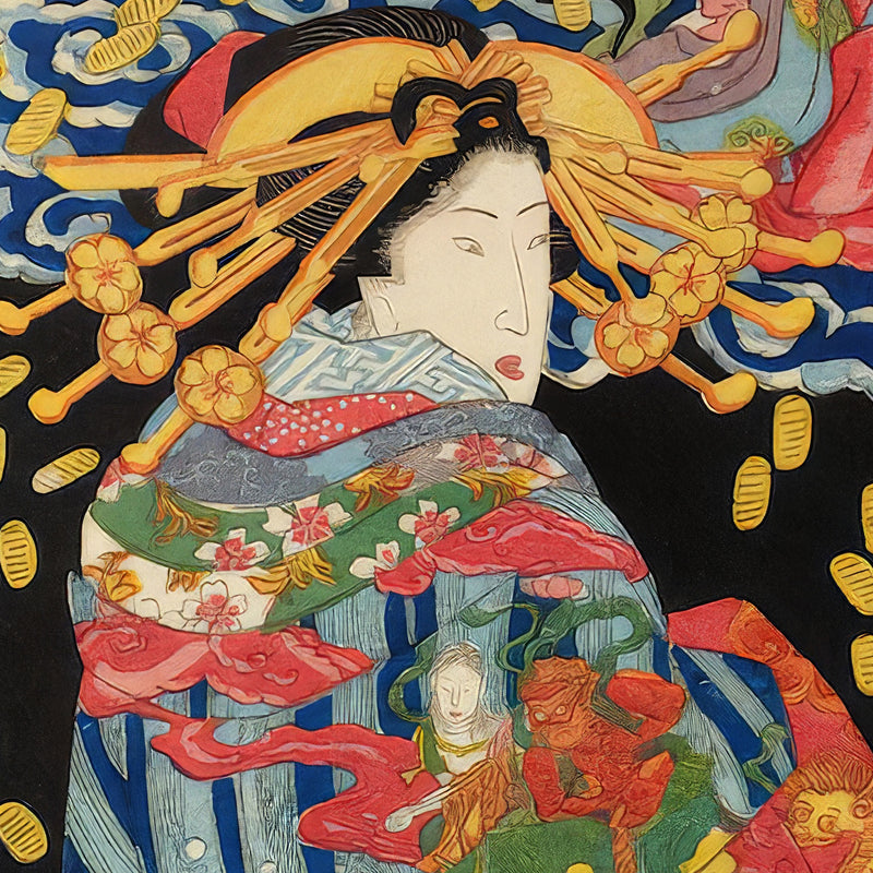 5th image: Japanese Ukiyo-e Art Poster Ukiyo-e Giclée - Utagawa Kuniyoshi | 50240-001