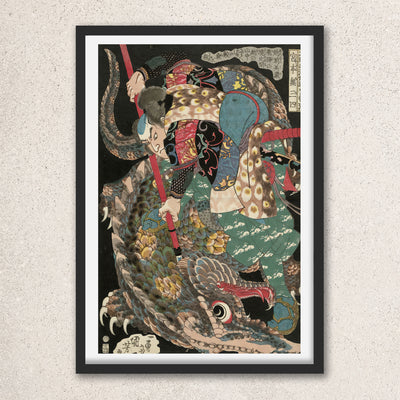 Main image: Japanese Ukiyo-e Art Poster Ukiyo-e Giclée - Utagawa Kuniyoshi | 50244-001